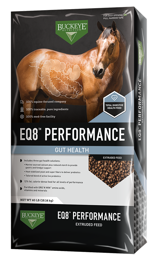 EQ8™ Performance Gut Health Extruded Feed package